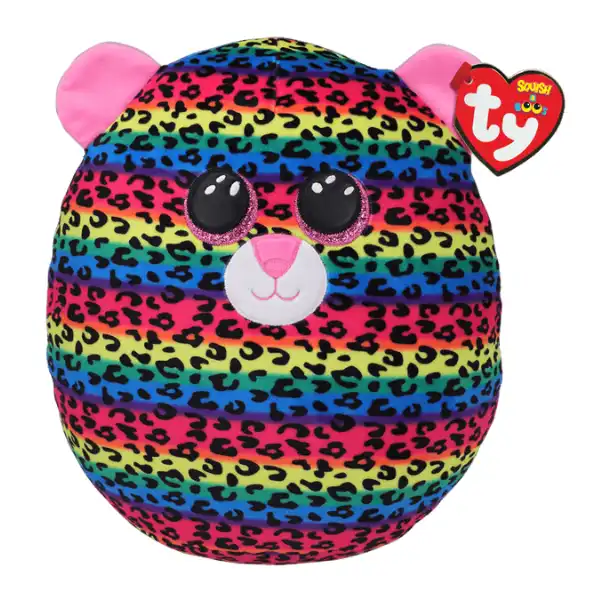 Разноцветный леопард Dotty 30 см (Squish Boos)