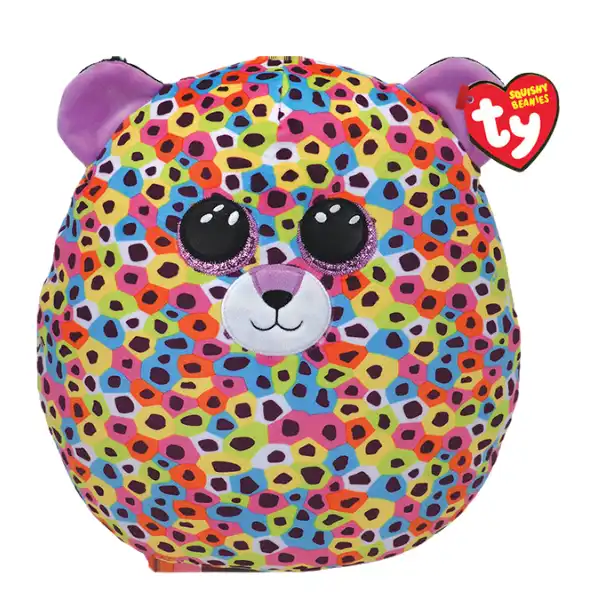 Разноцветный леопард Giselle 22 см (Squishy Beanies)