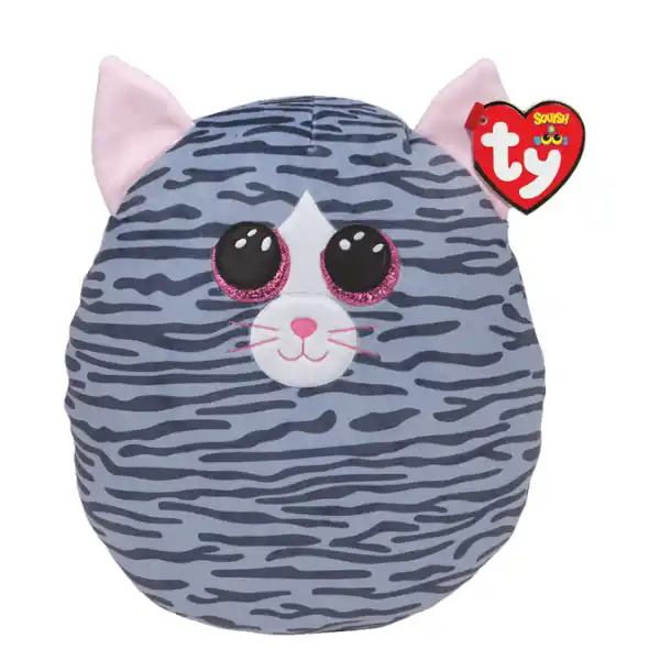 Серая полосатая кошка Kiki 22 см (Squish Boos)