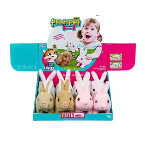 Интерактивная мягкая игрушка "Маленький кролик", (асс.)