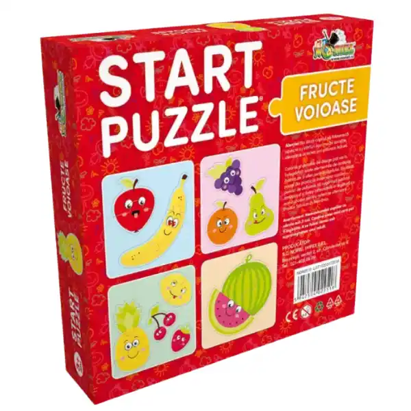 Пазл "Веселые фрукты", (рум.)