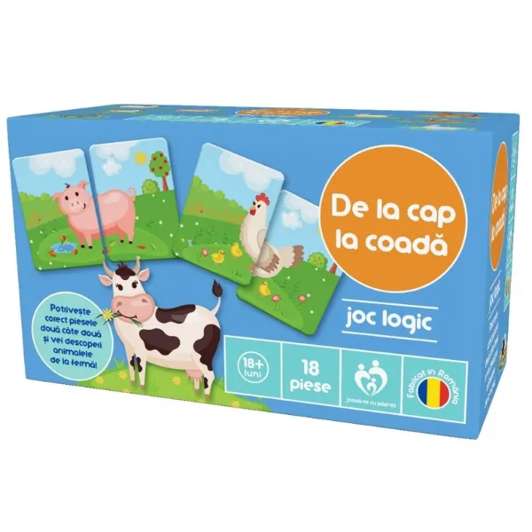 Joc de logică ”De la cap la coadă”, (ro)