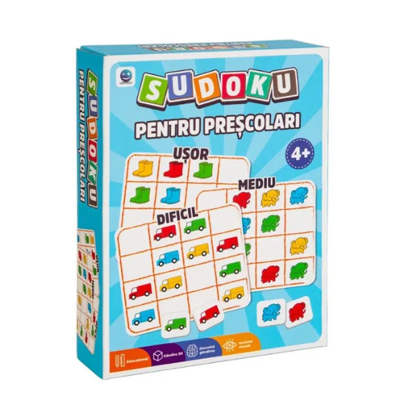 Joc de societate ”Sudoku pentru Preșcolari”, (ro)