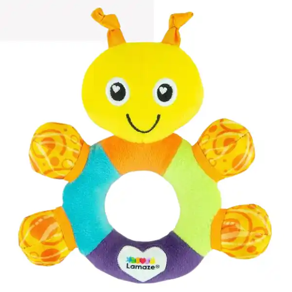 Развивающая мягкая игрушка со звенящими звуками "Моя первая погремушка"