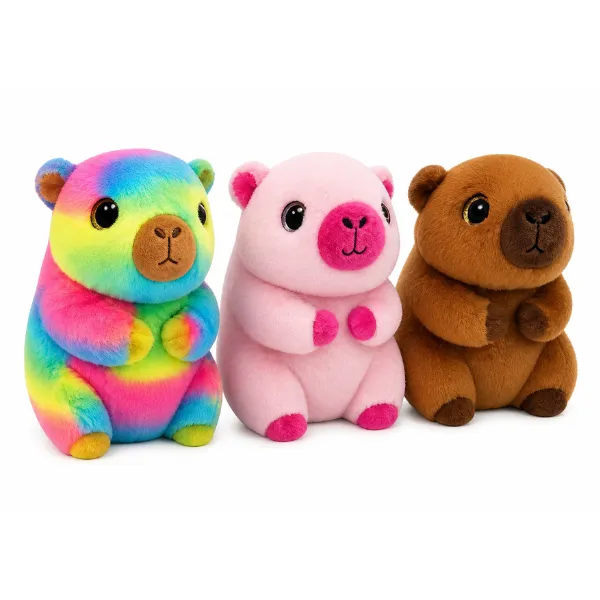 Купить  Мягкие игрушки - Капибара 15 см (Beanie Babies) 3 модели..