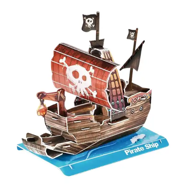 3D puzzle Nava Piratului, 22 elemente