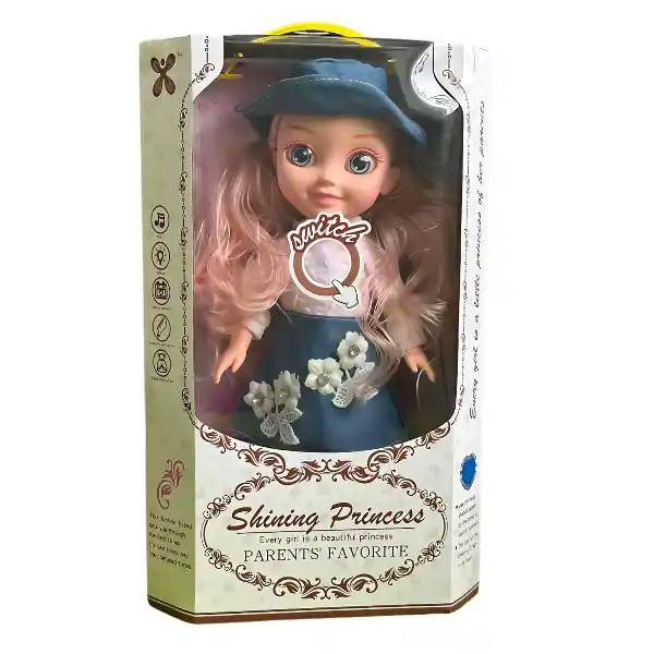 Кукла с сенсорным управлением, 34 см