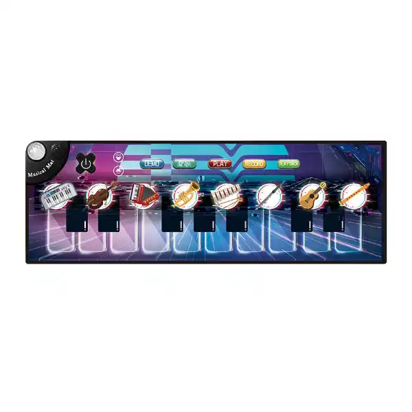 Музыкальный ковер в форме пианино 110x36 cm