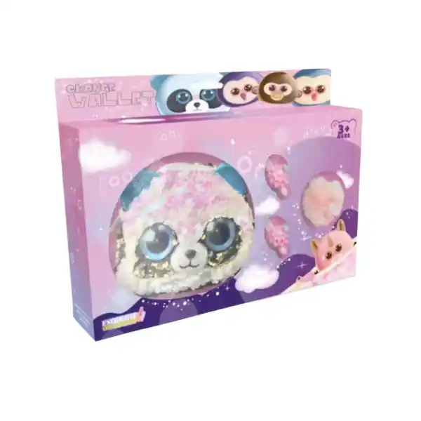 Geantă-portofel cu curea sub formă de ursuleț