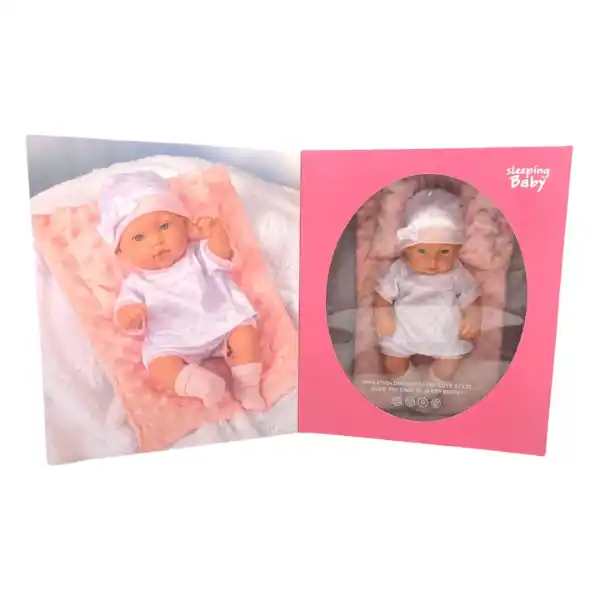 Мягкая Гелевая Кукла (Розовая), 33 см