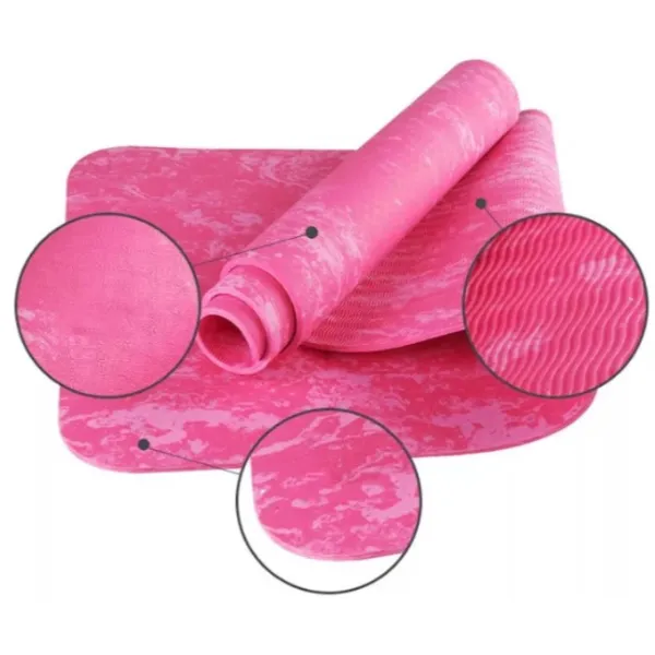 Covoraș 6 mm pentru yoga, fitness și pilates 61 * 183 cm