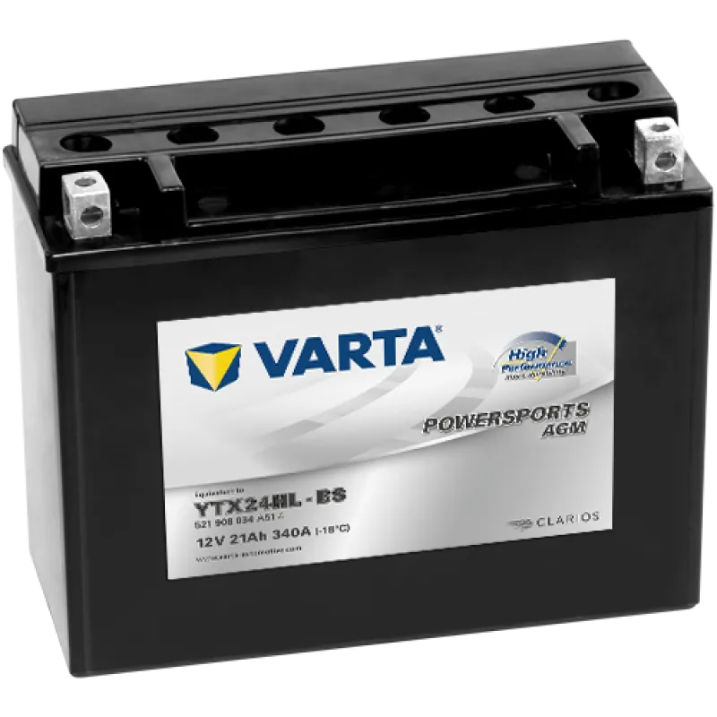Аккумулятор 12V 21AH 340A(EN) клемы..