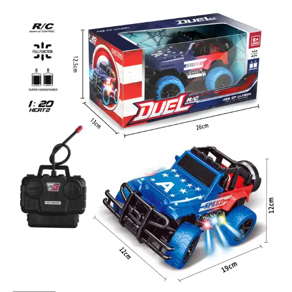 Машина с Р/У со звуком и светом (Поврежденная коробка)