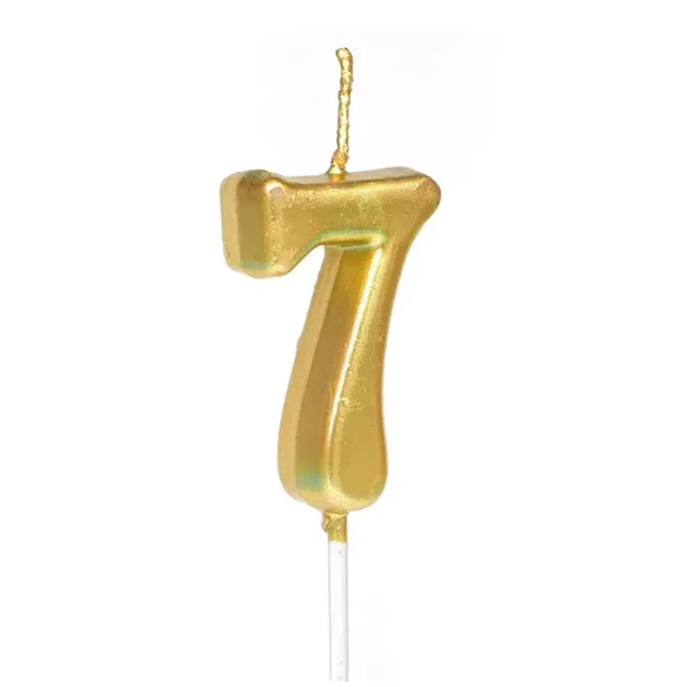 Cumpara  Totul pentru party - Золотая свеча цифра 7 – 55..