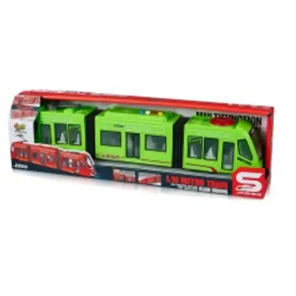 Трамвай с трением, звуки и огни, 1:16