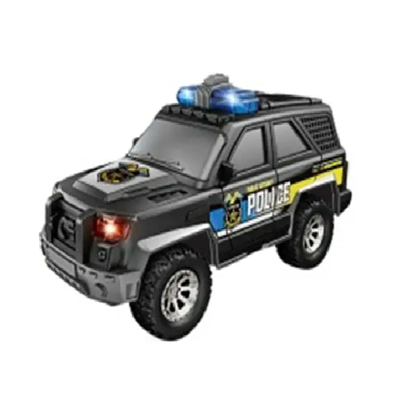 Masina politie negra jeep, cu sunete si lumini, 1:20