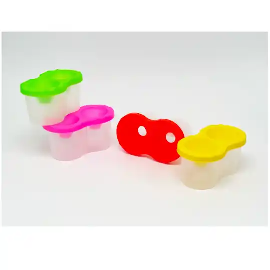 Pahar acuarela dublu