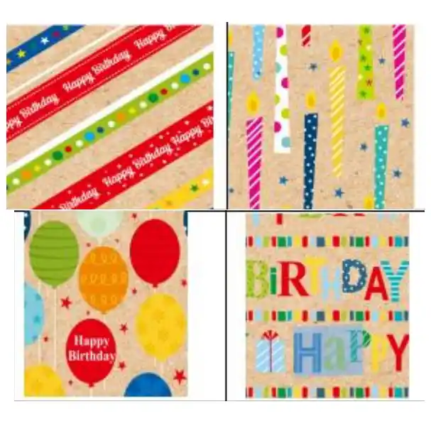 Бумага для упаковки подарков (50 шт.)