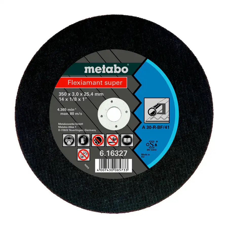 Купить  Отрезные диски 230-400мм - Диск абразивный Metabo FLEXIAMANT SUPER 350*3..
