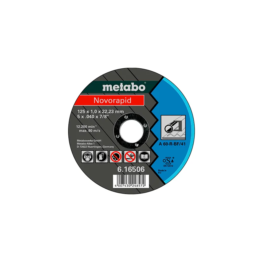 Cumpara  Discuri abrazive - Диск абразивный Metabo Novorapid 125 x 1,0 ст..