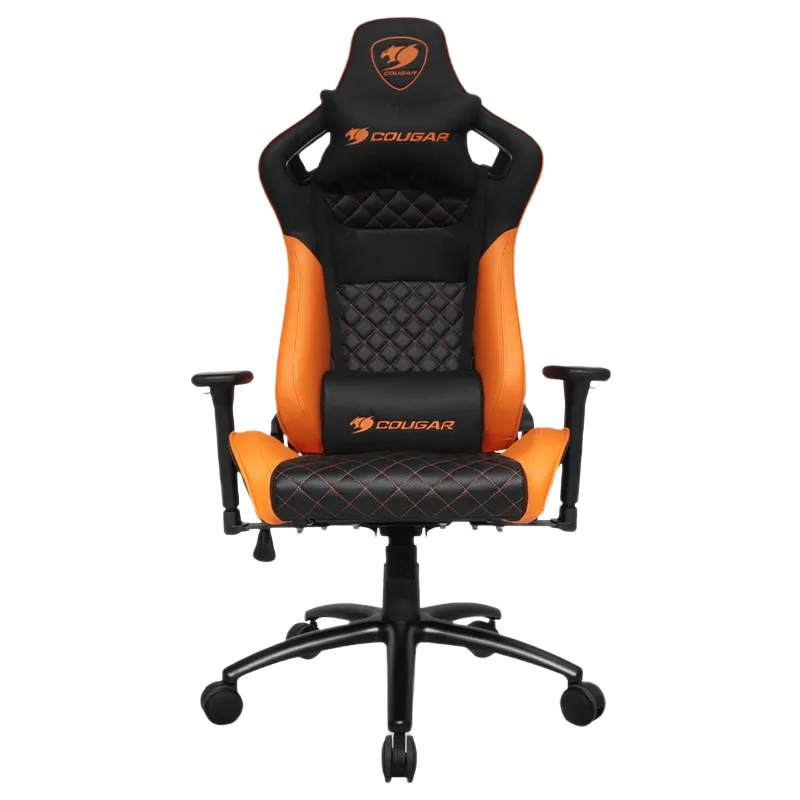 Gaming Chair Cougar EXPLORE S Black/Orange, User max load up to 120kg / height 155-190cm