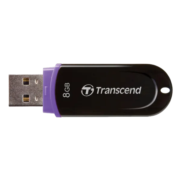 8GB USB2.0 Flash Drive Transcend "JetFlash  300", Black, Classic Cap (R/W:18/4MB/s)