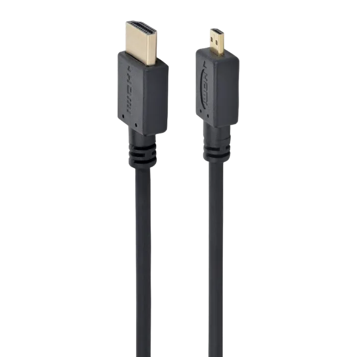 Cable HDMI to micro HDMI 1.8m  Cablexpert, male - micro D-male, V1.3, Black, CC-HDMID-6
