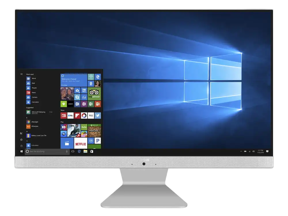 Моноблок ASUS V241, 23,8", Intel Pentium 7505, 4Гб/128Гб, Windows 11 Pro, Белый