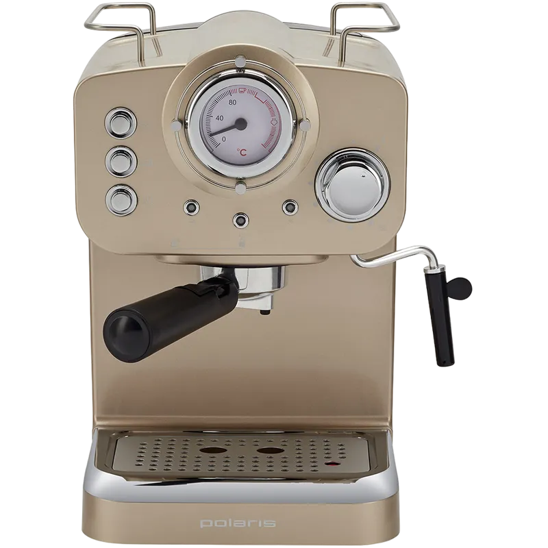 Coffee Maker Espresso Polaris PCM1532E Champagne