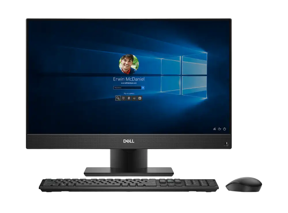 Моноблок DELL OptiPlex 7470, 23,8", Intel Core i7-9700, 16Гб/256Гб, Windows 10 Pro 64-bit, Чёрный