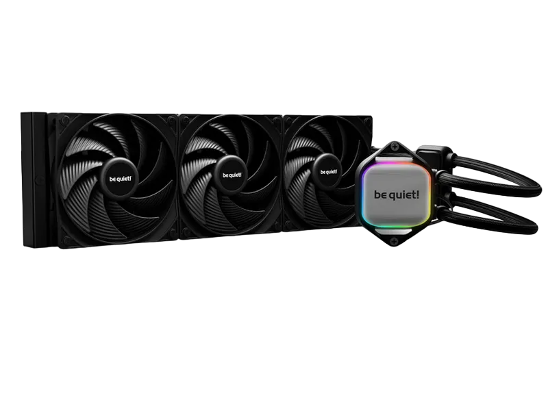 AIO Liquid Cooling be quiet! "Pure Loop 2 360mm" (17.2-36,8dB, 3x120mm, PWM, 2100RPM, ARGB, 1360g.)
