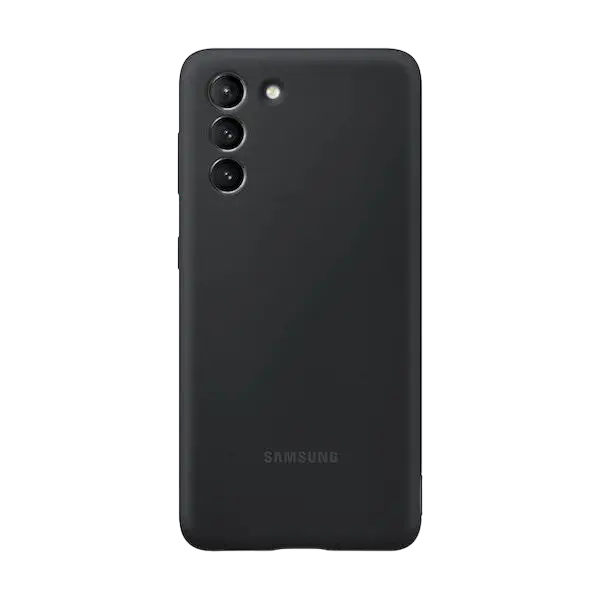 Original Sam. silicone cover Galaxy S21, Black