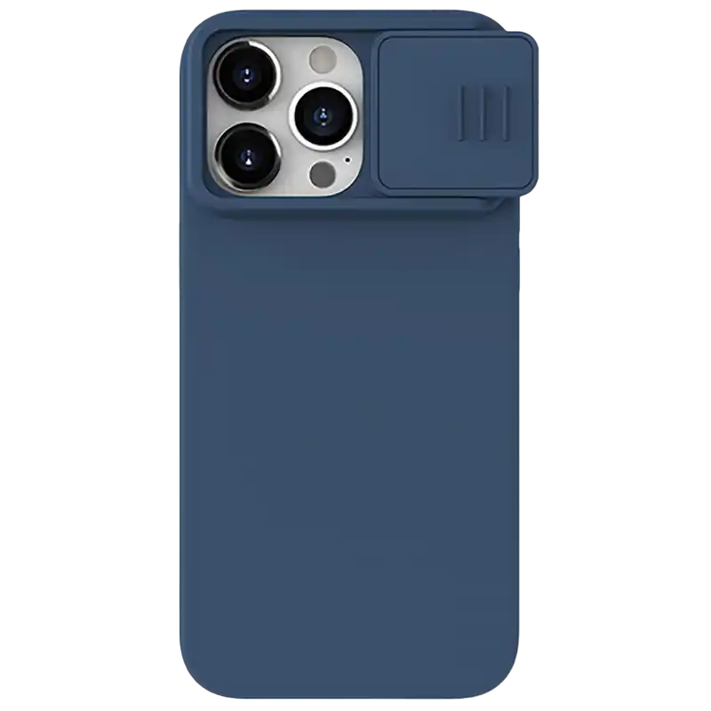 Nillkin Apple iPhone 15 Pro, CamShield Silky Silicone Case, Midnight Blue