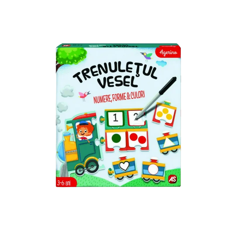 As kids 1024-50555 joc de societate agerino "trenulețul vesel"