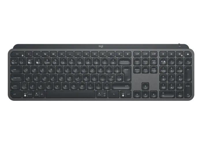 Wireless Keyboard Logitech MX Keys, Ultra thin, Premium typing, Metal plate, F-keys, Backlit, 10M, 2