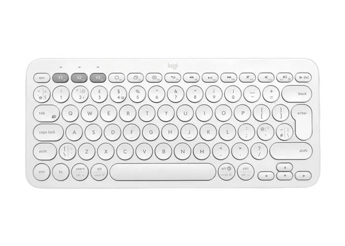 Wireless Keyboard Logitech K380 Multi-Device, Compact, Slim, Low-profile, Quiet typing, F-keys, 2xAA