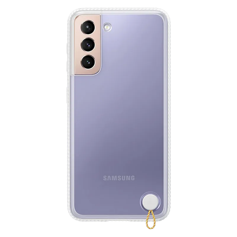 Original Sam. Clear Protective Cover Galaxy S21, White