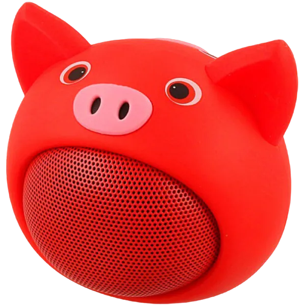 Forever Bluetooth Speaker, Animal Pig Rose, ABS-100