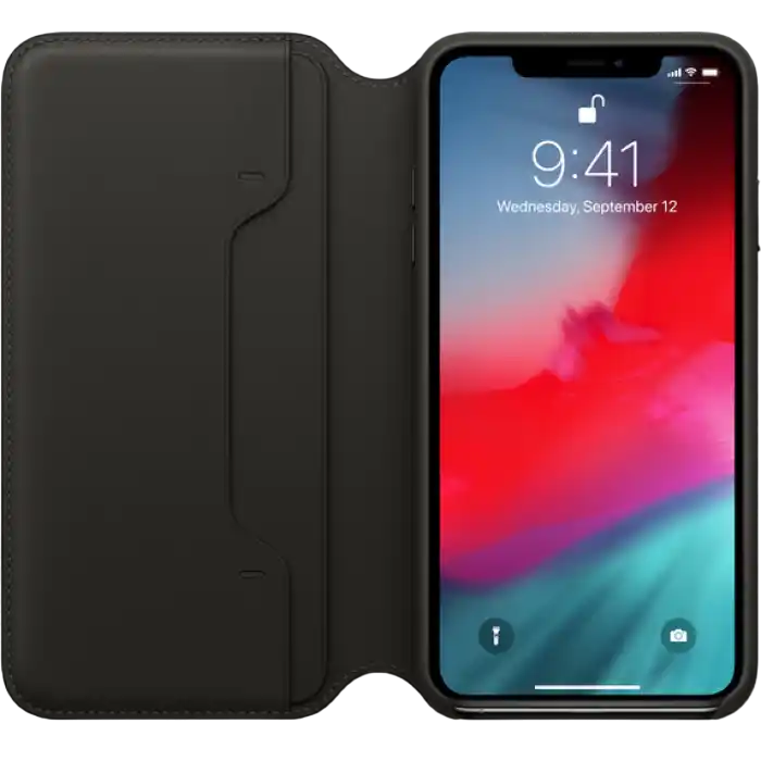 Original iPhone XS Max Folio Case, Black