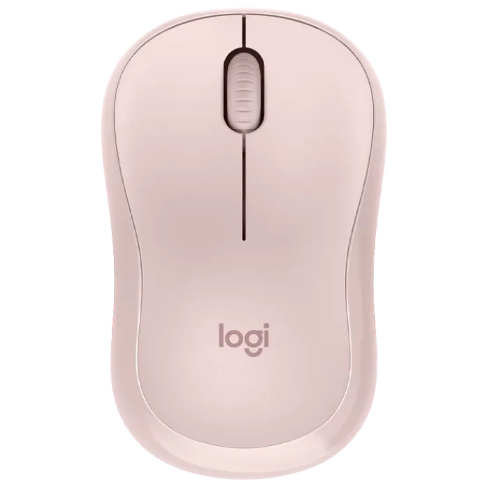 Wireless Mouse Logitech M220 Silent, Optical, 1000 dpi, 3 buttons, Ambidextrous, 1xAA, Rose