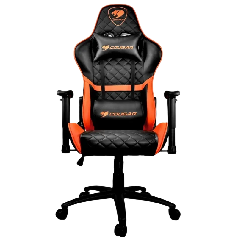 Gaming Chair Cougar ARMOR ONE Black/Orange, User max load up to 120kg / height 145-180cm