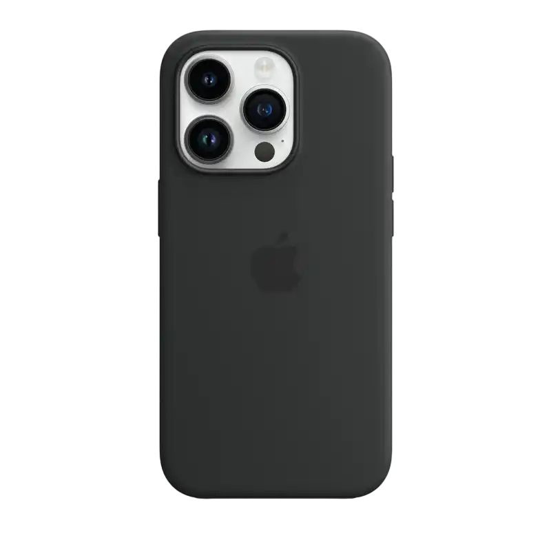 Чехол Apple iPhone 14 Pro Silicone Case with MagSafe, Чёрный