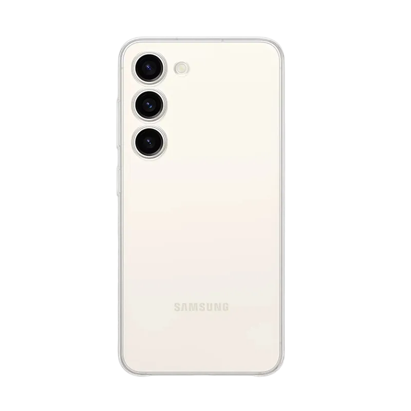Original Sam. Clear Cover Galaxy S23, Transparent