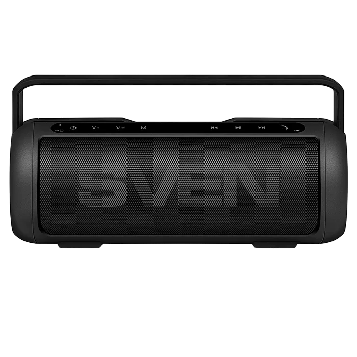 Speakers SVEN "PS-250BL" 10w, Black, Bluetooth, microSD, FM, AUX, Mic, power: 2200mA, USB, DC 5V