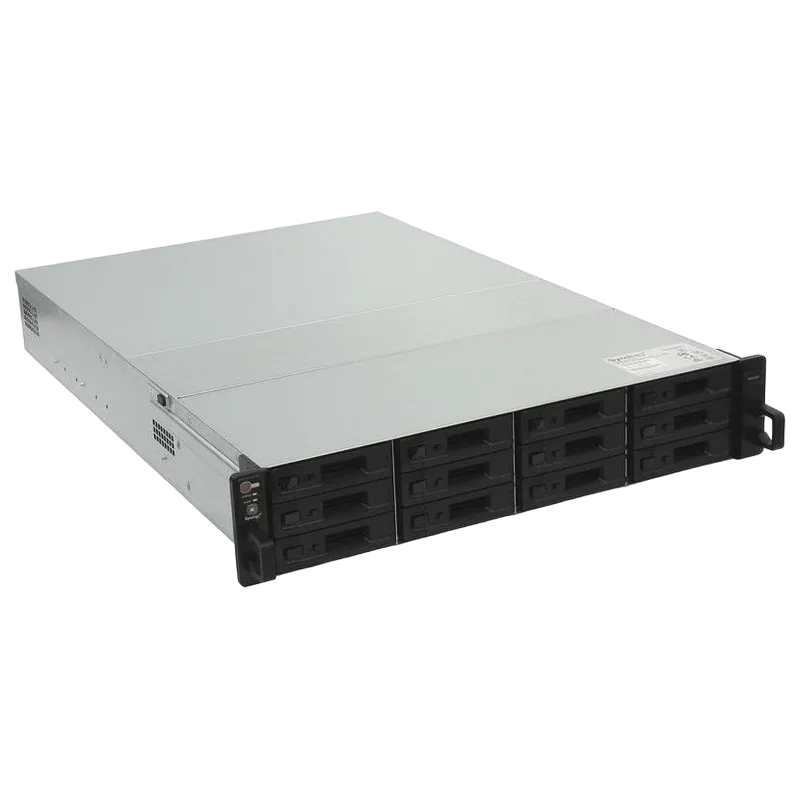 SYNOLOGY "RS2416+", 12-bay, Intel Atom 4-core 2.4GHz, 2Gb*1+1Slot, 4x1GbE
