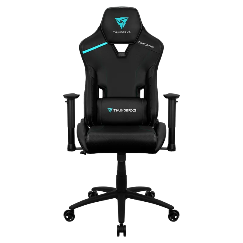 Gaming Chair ThunderX3 TC3 Jet Black, User max load up to 150kg / height 165-185cm