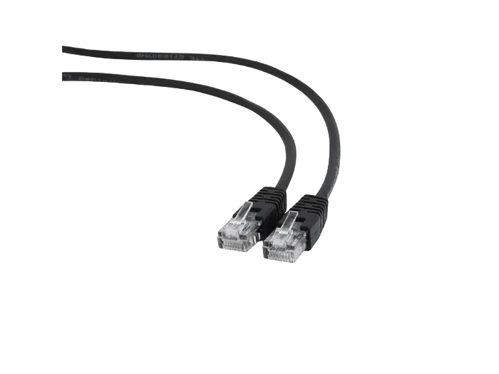 10m, Patch Cord  Black, PP12-10M/BK, Cat.5E, Cablexpert, molded strain relief 50u" plugs