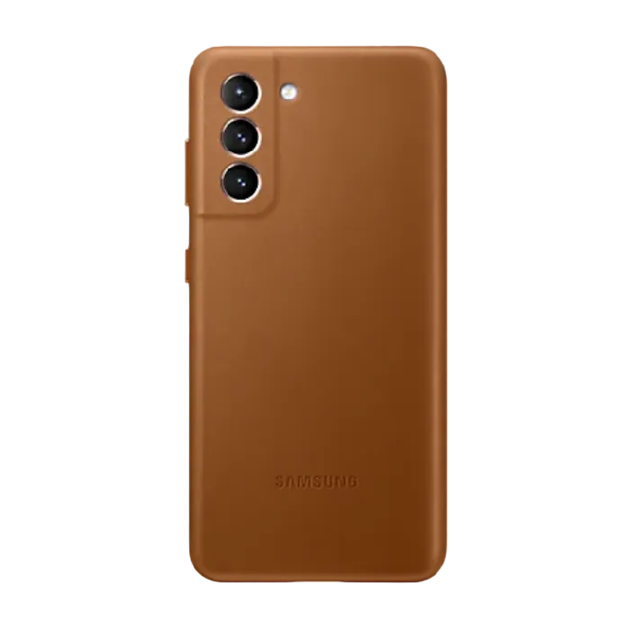 Original Sam. Leather cover Galaxy S21, Brown