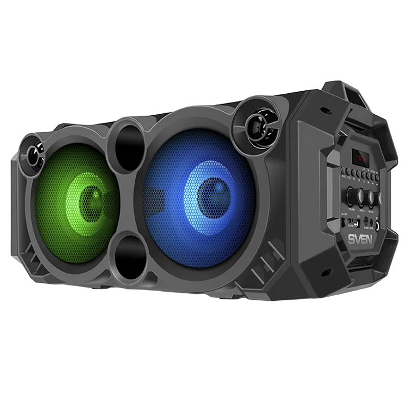 Speakers SVEN "PS-550" 36w, Black, Bluetooth, microSD, FM, AUX, USB, power:2000mA, USB, DC5V