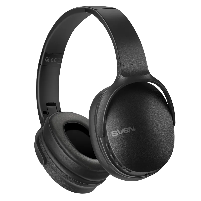 Bluetooth Headset SVEN AP-B545MV with Mic, Black, 3pin 3.5mm mini-jack